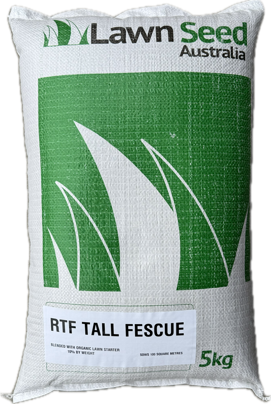 RTF Tall Fescue 5kg seed bag OzGrass Australia