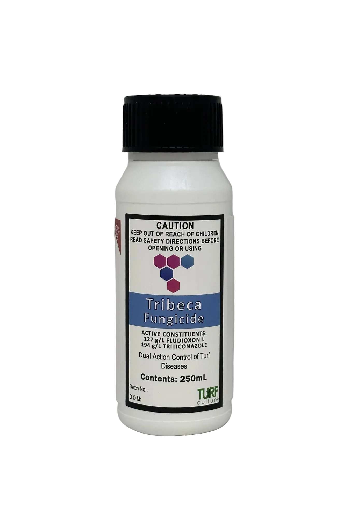 Tribeca Fungicide is a Liquid SC (Suspension Concentrate) that contains;
127 g/L fludioxonil
194 g/L triticonazole