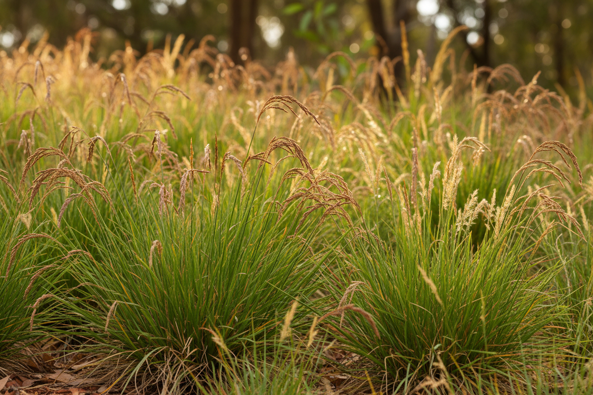 Native grass close-up