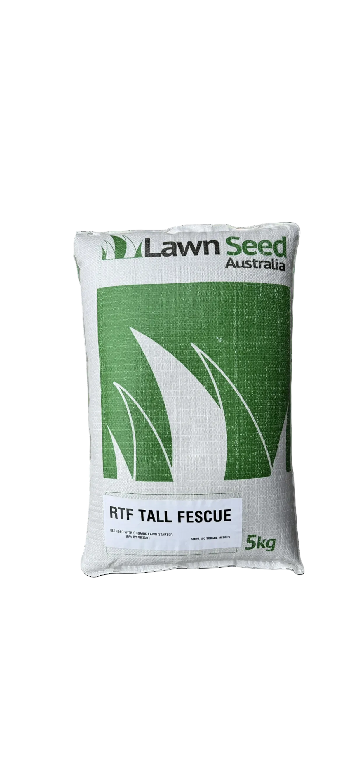 RTF Tall Fescue 5kg Self-repairing. Drought tolerant. Deep green. Covers 100m² | Sow autumn & spring