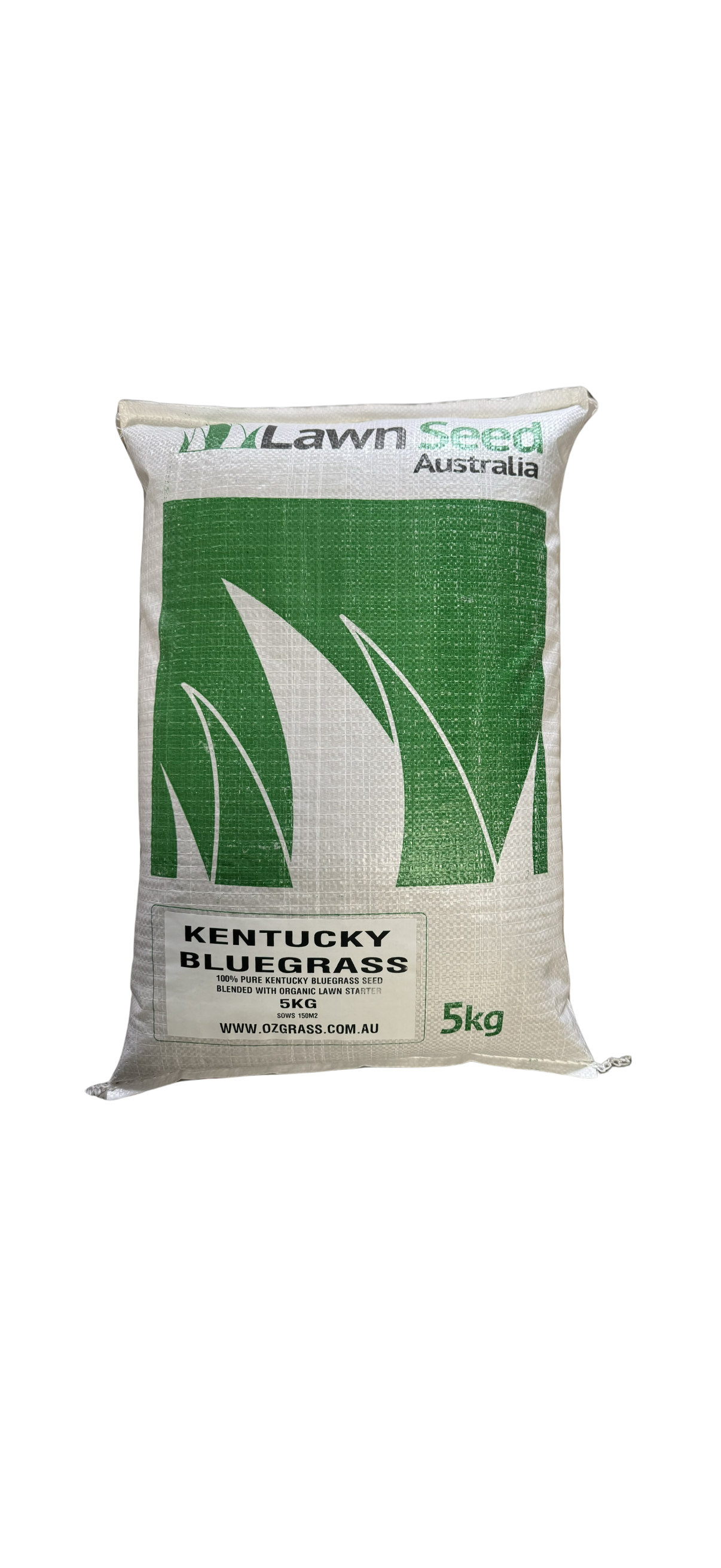 "100% Kentucky Bluegrass 5KG seed bag with organic lawn starter | OzGrass"
