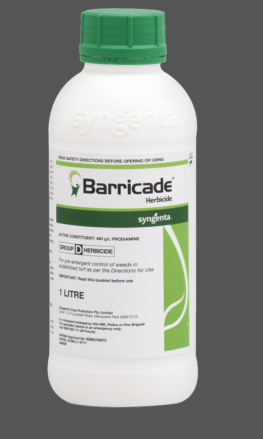 BARRICADE PRE EMERGENT