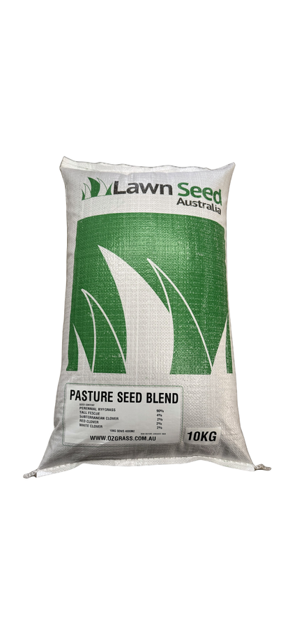 OzGrass Pasture Seed Blend 10kg bag — Perennial Ryegrass, Tall Fescue and Clover mix