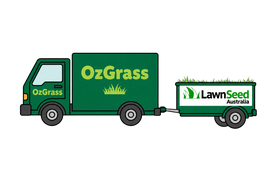 Truck and trailer with the surrounding glow removed